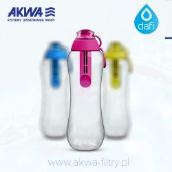 Butelka filtrująca Dafi do wody kranowej 0,5 litra z filtrem węglowym
