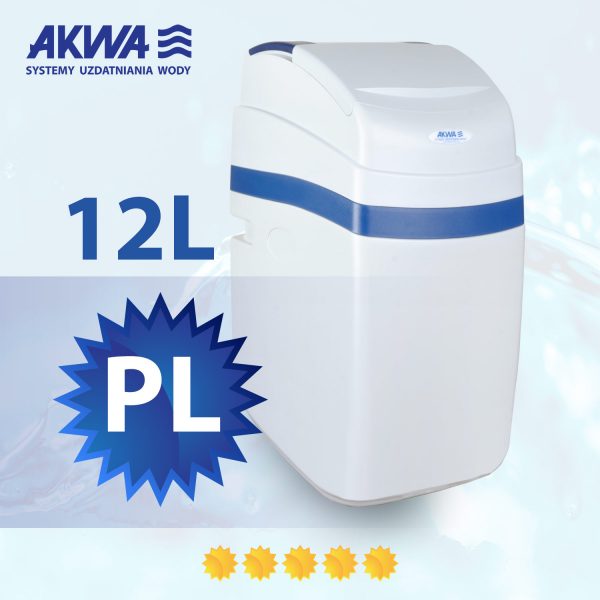 Kompaktowy zmiękczacz wody Slide Cover 12l PL AKWA Filtry