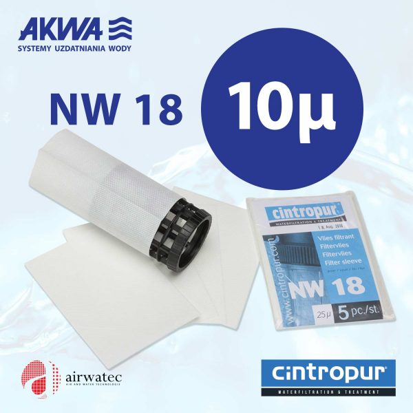 Wkład do filtra Cintropur NW18 10 mikronów Komplet 5 szt.