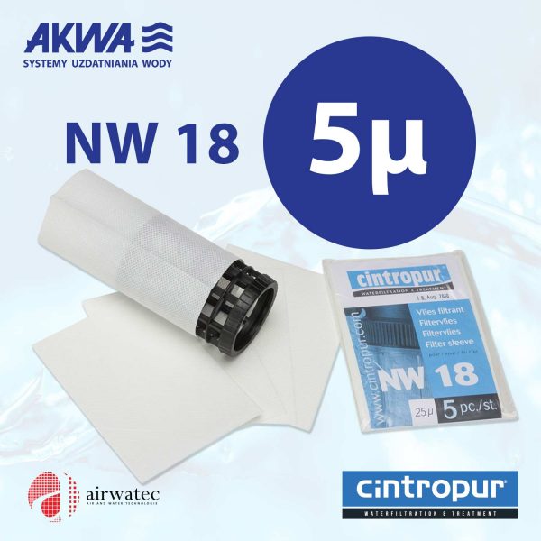 Wkład do filtra Cintropur NW18 5 mikronów Komplet 5 szt.