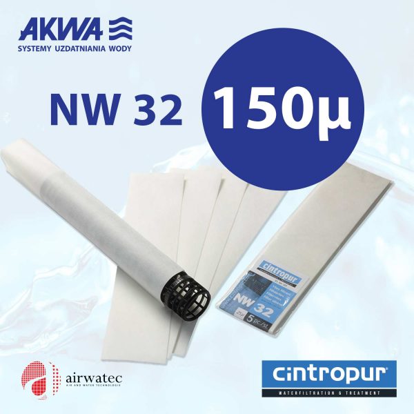 Wkład do filtra Cintropur NW32 150 mikronów Komplet 5 szt.