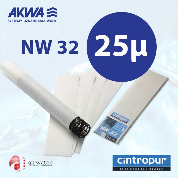Wkład do filtra Cintropur NW32 25 mikronów Komplet 5 szt.