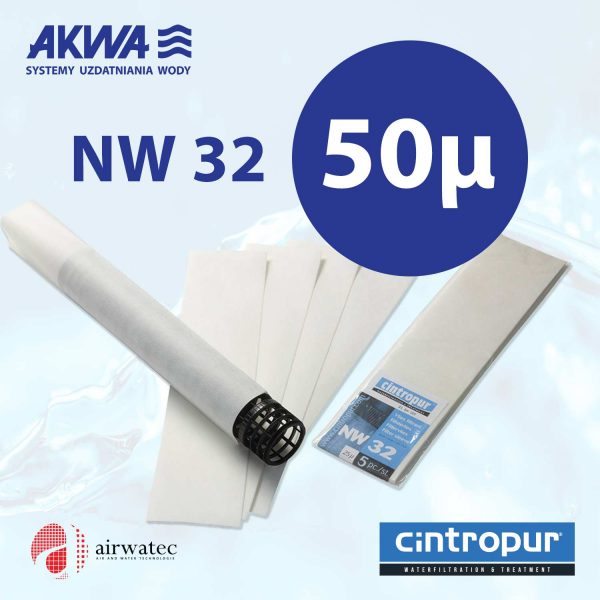Wkład do filtra Cintropur NW32 50 mikronów Komplet 5 szt.